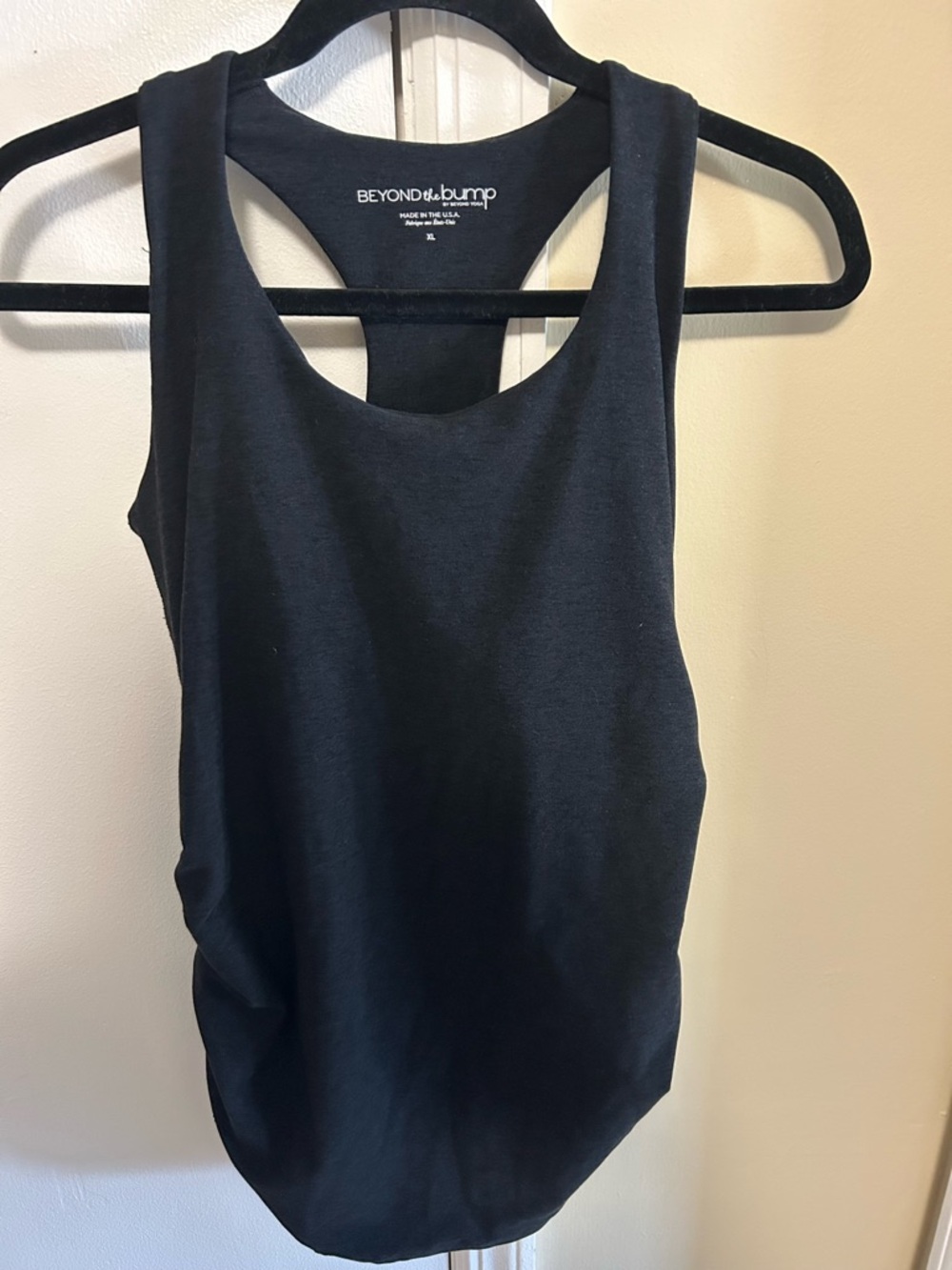Beyond the Bump Black Racerback Tank